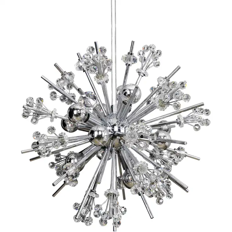 Constellation 10 Light 19 inch Chrome Pendant Ceiling Light Reduced Price