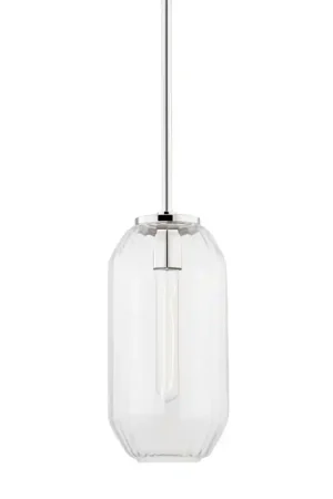 Best Seller Bennett 1 Light 7.5 inch Polished Nickel Pendant Ceiling Light