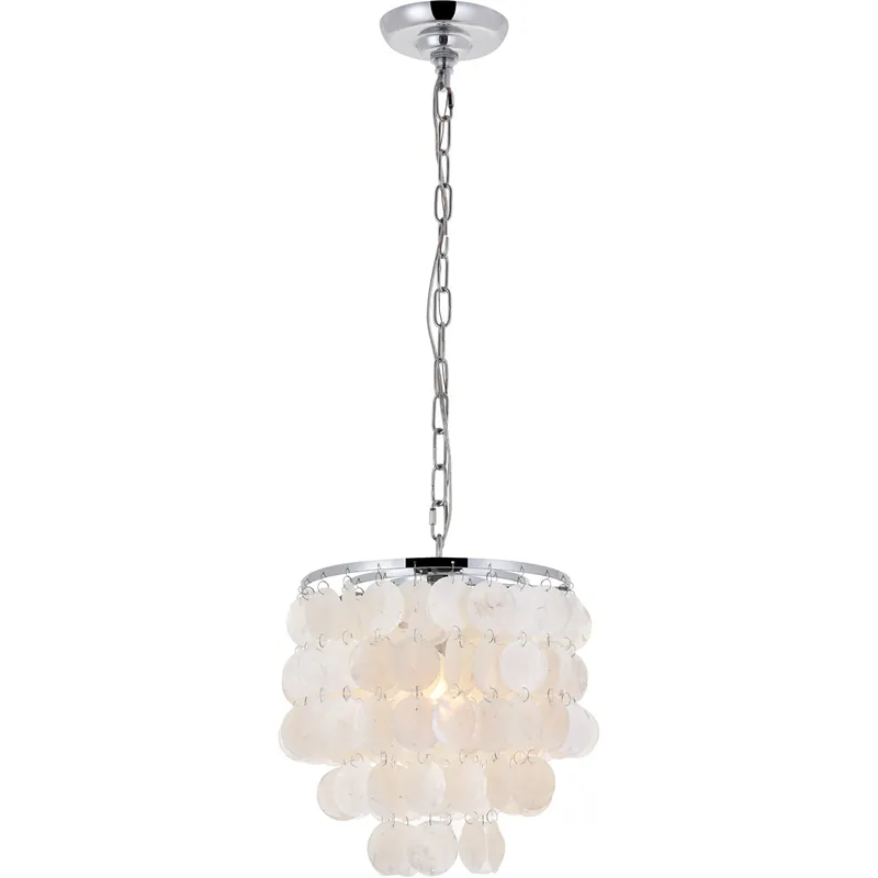 Direct From Manufacturer Selene 1 Light 10 inch Chrome Pendant Ceiling Light
