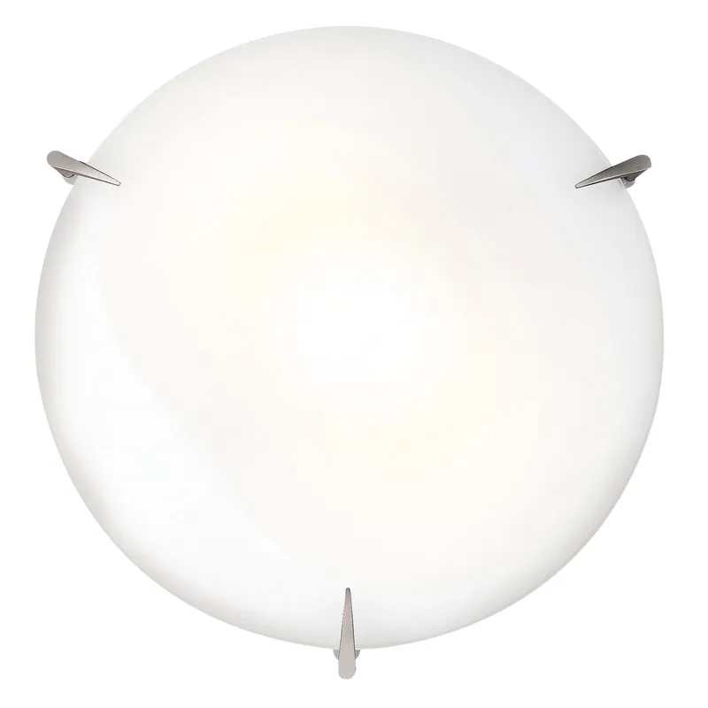 Zenon LED 16 inch Brushed Steel Flush Mount Ceiling Light Top Rated