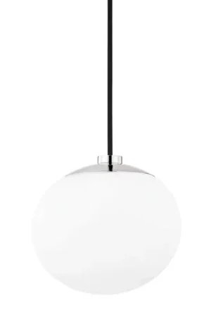 Affordable Estee 1 Light 8 inch Polished Nickel Pendant Ceiling Light