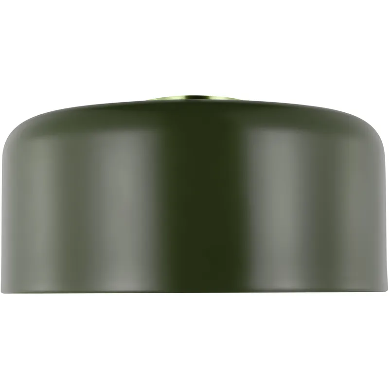 Exclusive Malone 1 Light 15.75 inch Olive Ceiling Flush Mount Ceiling Light