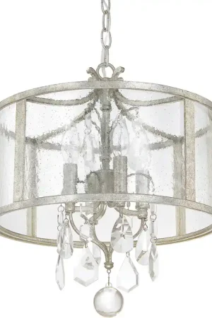 Bulk Order Dudley 4 Light 15 inch Antique Silver Pendant Ceiling Light