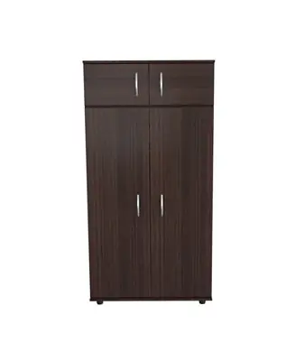 Order Now Stylish Melamine Dresser with Mirrored Accents and Spacious Storage