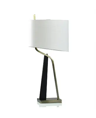 31" Domino Abstract Mid Century Modern Slanted Design Table Lamp Reduced Price