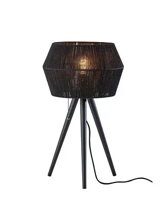 24.25" Wood Montana Table Lamp Crafted