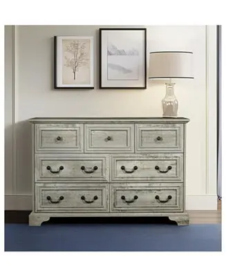 Farmhouse Dresser 7 Drawers for Rustic Storage Brand New