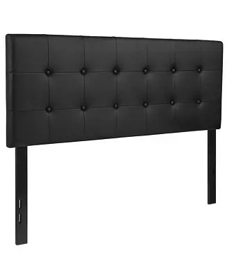 1 Pc Upholstered Headboard Full Size Button Tufted Design Bedroom Furniture Buy Today