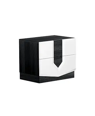 Wooden Two-Drawer Nightstand with Elegant Storage Limited Edition
