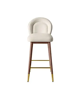 1 Pc. Velvet Barstool Genuine
