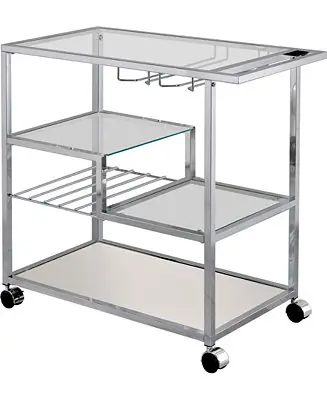 Bargain Kendra Metal Mobile Serving Cart