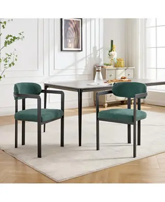 Streamdale Mid-Century Boucle Dining Chairs, Set of 2 Wholesale