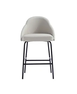 Money Back Guarantee Gracie 38" Leatherette Upholstered Counter Stool