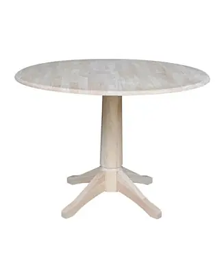 Best Seller 42" Round Dual Drop Leaf Pedestal Table