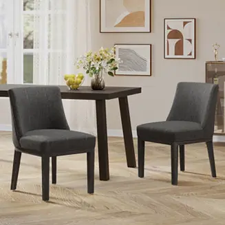 Same Day Shipping 3 PC hardwood Modern Stylish And Comfortable Dining Chairs