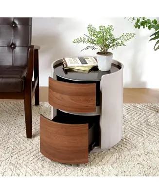 Cheap Oval Side Table - Modern Design Smart Storage