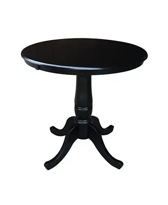 Wholesale 36" Round Top Pedestal Table with 12" Leaf