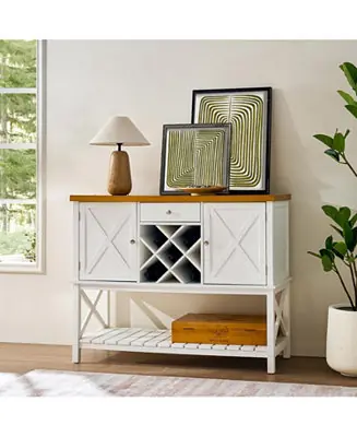 Streamdale Bar Cabinet Console Table with Storage Certified