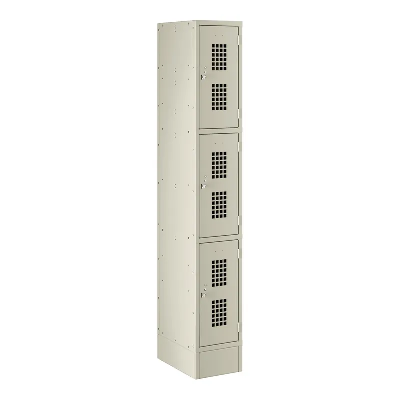 Regency Space Solutions Beige 12" x 18" x 78" Single, 3 Tier Locker - Assembled Mega Sale