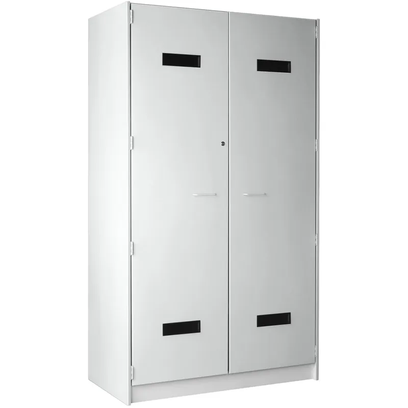 Mega Sale I.D. Systems 35" x 24" x 84" Fashion Gray 2 Door Accessory Storage Locker 89221 358424 D010