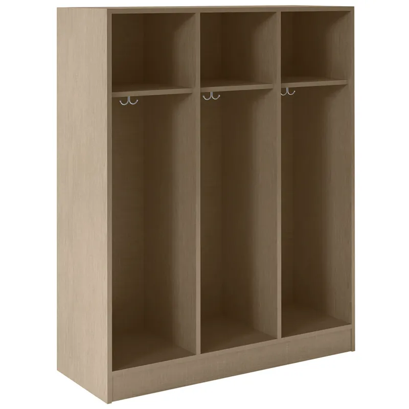 Limited Time I.D. Systems 45" x 18" x 59" Pepperdust Triple Storage Locker 79004 Z45 027