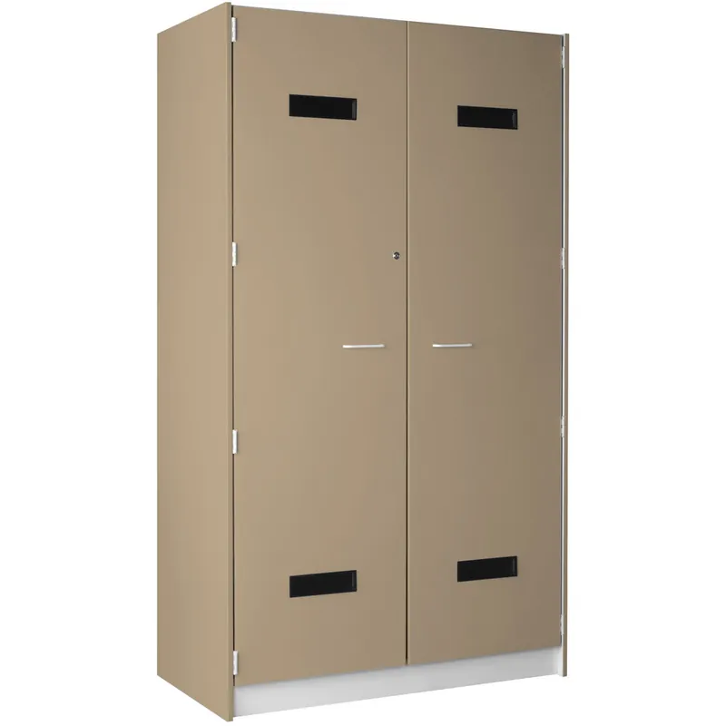 I.D. Systems 48" x 24" x 84" Pepperdust 2 Door Accessory Storage Locker 89221 488424 D027 Shop Now