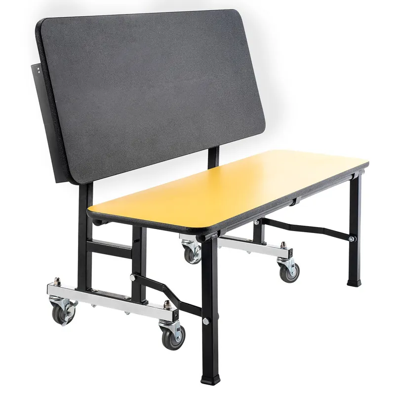 National Public Seating TGB48PBTM ToGo Mobile 48" Bench with Particleboard Core and T-Molding Edge Bulk Order