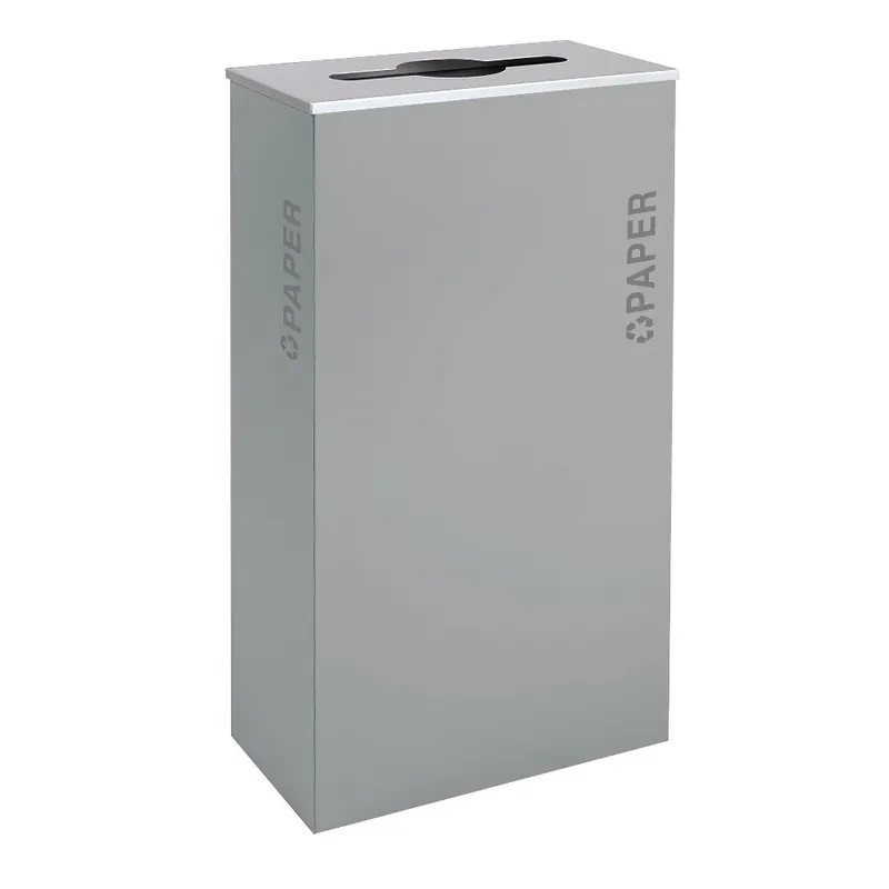 Limited Offer Ex-Cell Kaiser RC-KD17-P BT-HMG Black Tie Kaleidoscope Hammered Gray 17 Gallon Rectangular Paper Receptacle