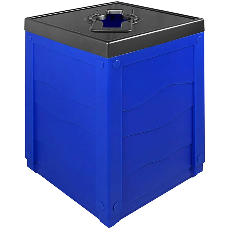 Time-Limited Busch Systems Evolve 101271 50 Gallon ABS Plastic Decorative Mixed Recyclables Receptacle