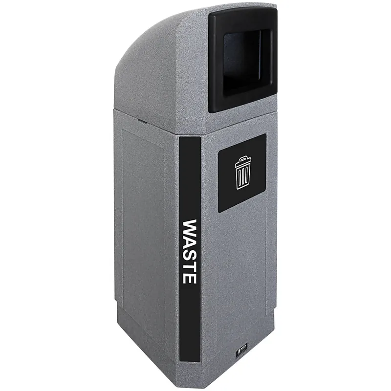 Bargain Busch Systems Octo 104443 32 Gallon LDPE Decorative Outdoor Waste Receptacle