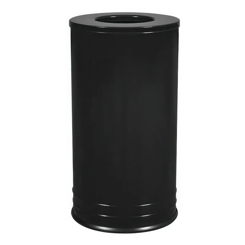 Hot Picks Ex-Cell Kaiser INT1528 T-8 BLK DB International Collection Black Gloss 18 Gallon Round Trash Can