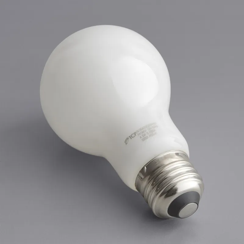 Trusted Brand TCP FA19D4050E26SFR95 4.5W Dimmable LED Frosted Filament High CRI Standard Lamp, 450 Lumens, 5000K (A19)