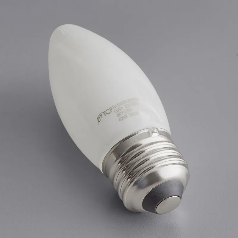 TCP FB11D4030E26SFR95 4W Dimmable LED Frosted Filament High CRI Lamp, 300 Lumens, 3000K, E26 Base (B11) Don’t Miss Out