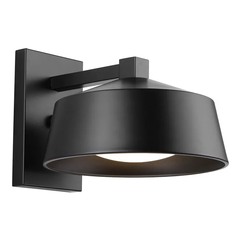 Canarm Crue Matte Black Outdoor LED Wall Light - 120V, 12W Certified