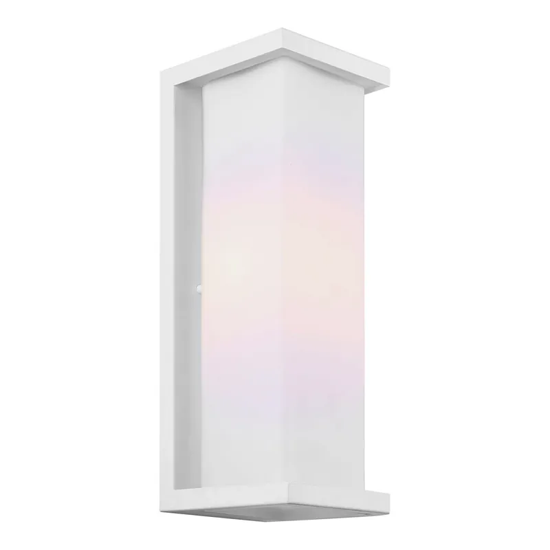 Editor’s Pick Canarm Ridley White Outdoor Wall Light - 120V, 60W