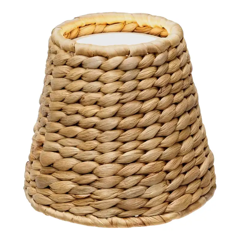 Zafferano America Empire Water Hyacinth Woven Lampshade for Poldina Lamps Must Have