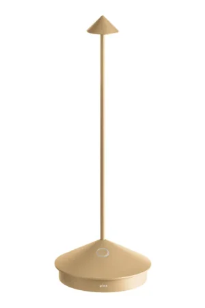 Zafferano America Pina Pro 11 7/16" Gold Leaf Cordless Rechargeable Table Lamp Next Day Delivery