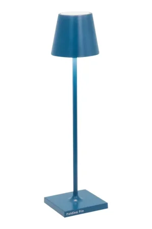 Zafferano America Poldina Pro Micro 10 7/8" Capri Blue Cordless Rechargeable Table Lamp Deal
