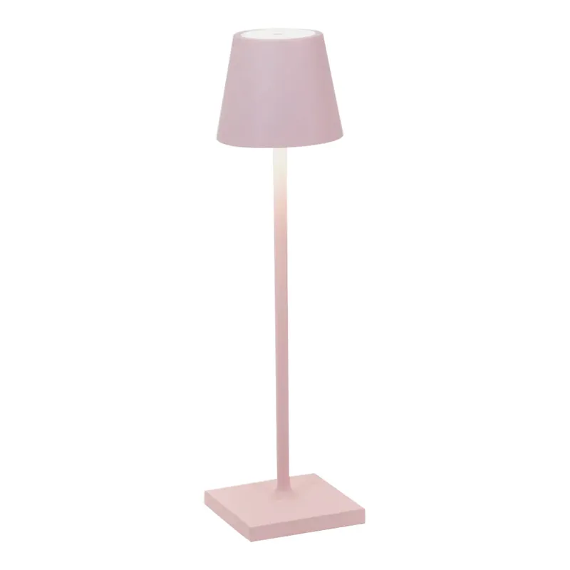 Zafferano America Poldina Pro Micro 10 7/8" Pink Cordless Rechargeable Table Lamp Order Now