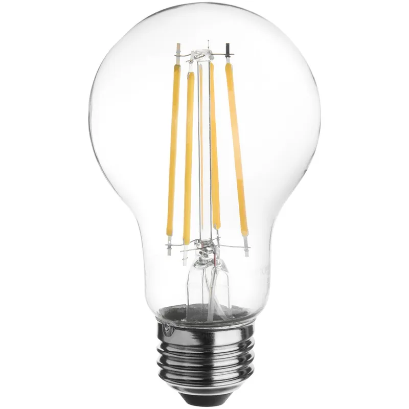 TCP FA19D6027E26SCL95 8W Dimmable LED Clear Filament High CRI Standard Lamp, 800 Lumens, 2700K (A19) Best Price