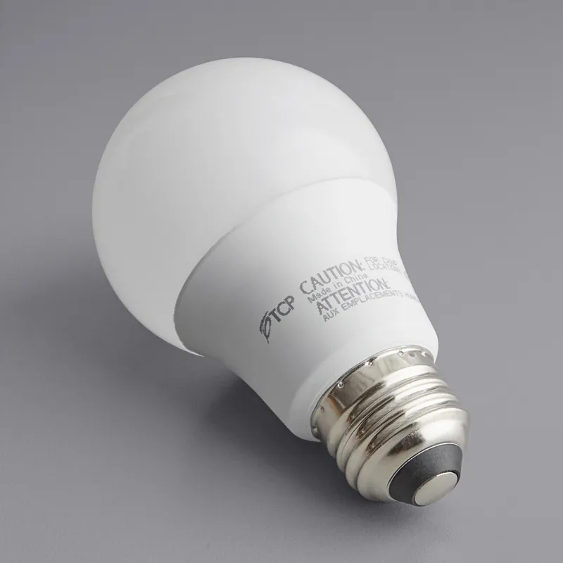 Express Delivery TCP L40A19D2527K 6W Dimmable LED Lamp, 480 Lumens, 2700K (A19)