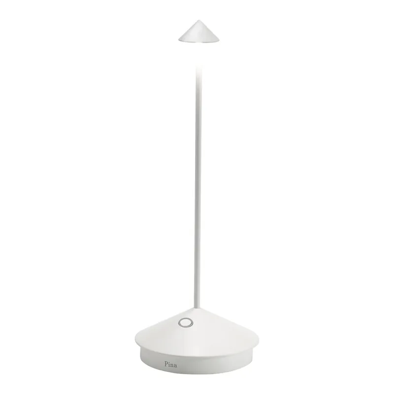 Zafferano America Pina Pro 11 7/16" White Cordless Rechargeable Table Lamp Special Offer