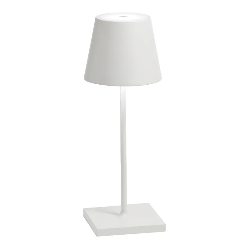 Cheap Zafferano America Poldina Pro Mini 11 7/8" White Cordless Rechargeable Table Lamp