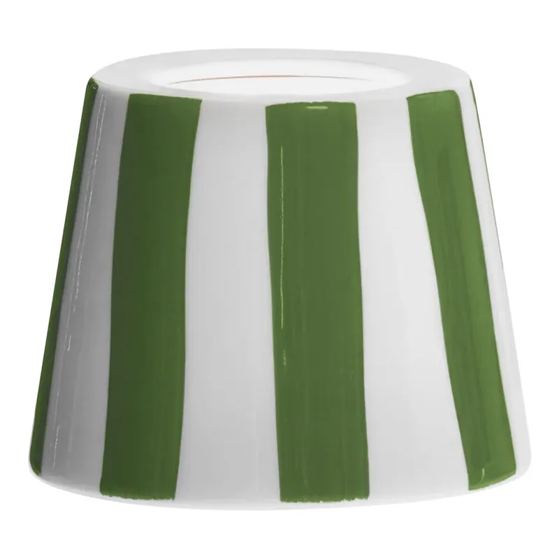 Zafferano America Poldina Lido White / Green Stripe Lampshade for Poldina Pro, Poldina Pro Lido, and Poldina Pro Mini Best Seller