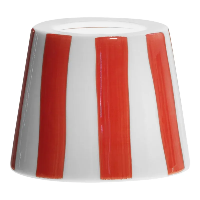 Zafferano America Poldina Lido White / Red Stripe Lampshade for Poldina Pro, Poldina Pro Lido, and Poldina Pro Mini Super Sale