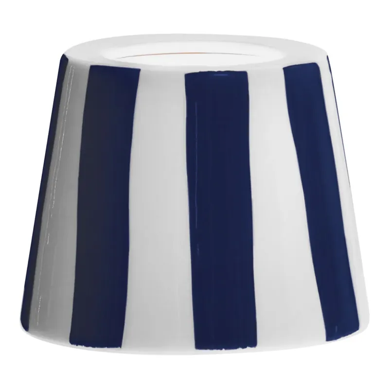 Bulk Order Zafferano America Poldina Lido White / Blue Stripe Lampshade for Poldina Pro, Poldina Pro Lido, and Poldina Pro Mini
