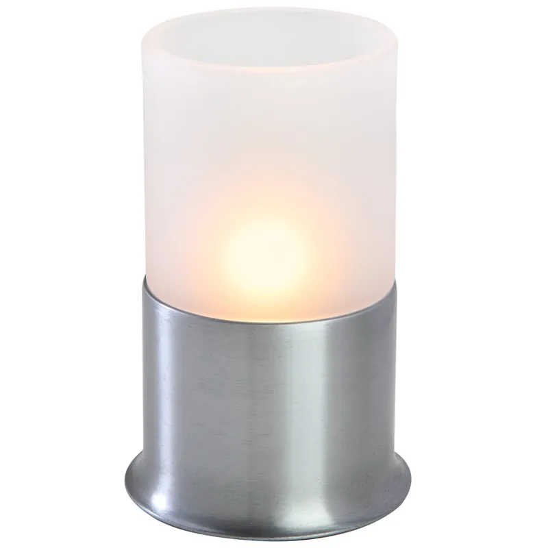 Limited Offer Sterno 80374 Corsa Frost 5 1/2" Silver Lamp