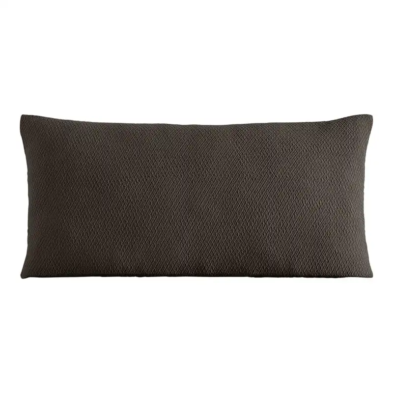 Hot Picks Berkshire Hospitality knit2fit 14" x 26" Ember Polyester / Spandex Diamond Throw Pillow - 4/Case