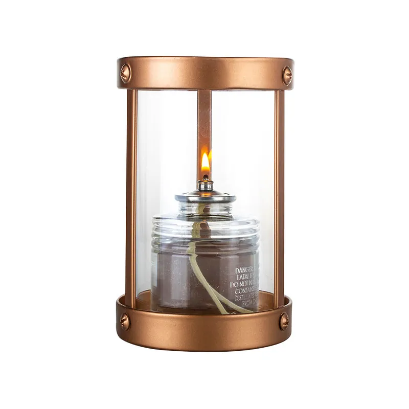 Reduced Price Sterno 80566 Penny 5 1/2" Copper Clear Finish Votive Liquid Candle Holder