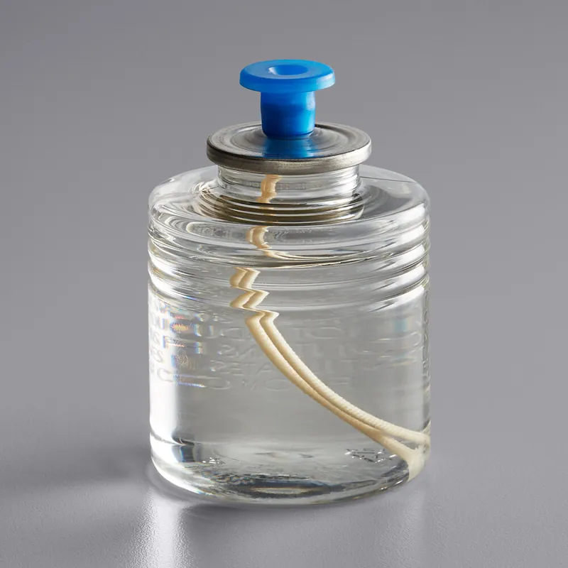 Best Seller Leola Candle 36 Hour "Smokeless" Clear Liquid Candle Fuel Cartridge - Not for Home Consumer Use - 36/Case